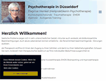 Tablet Screenshot of praxis-dagmar-henkel.de